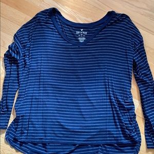 American Eagle Navy Soft and Sexy Long Sleeve